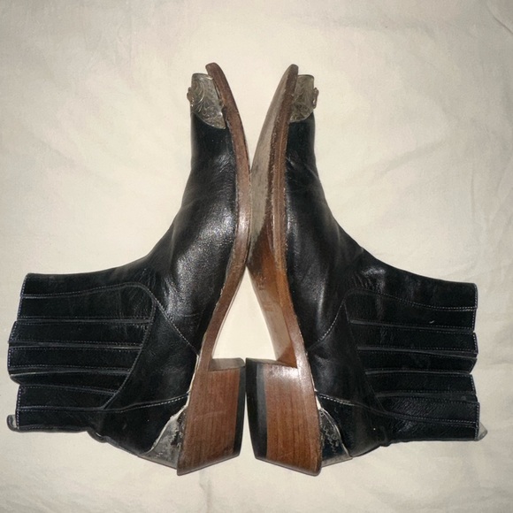 Rare D&G Dolce and Gabanna cowboy boots runway